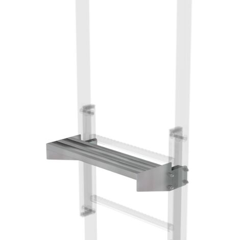 Günzburger Steigtechnik Ausstiegstritt Stahl-verzinkt 520 mm Spaltbreite 200 mm - 063968