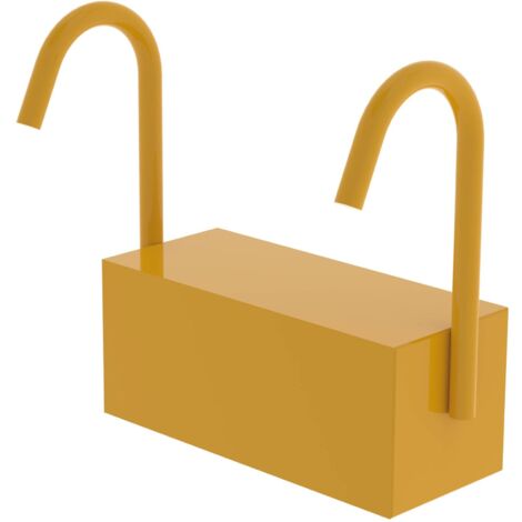 Günzburger Steigtechnik Ballastgewicht 10 kg gelb mit Einhängebügeln RAL 1021 - 027912