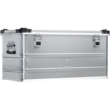 Günzburger Steigtechnik Caisse de transport en aluminium empilable 91 l - 011138