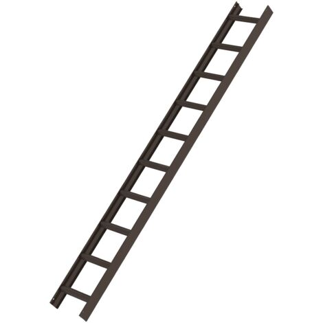 Günzburger Steigtechnik Dachleiter braun 10 Sprossen - 011117