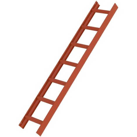 Günzburger Steigtechnik Dachleiter rot 7 Sprossen - 011114