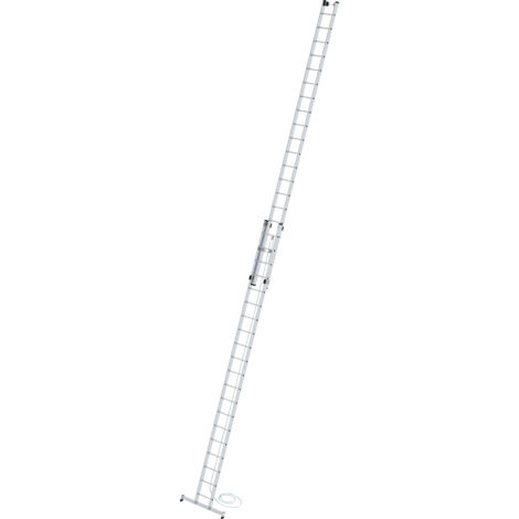 Günzburger Steigtechnik Echelle coulissante à corde 2nombre de barreaux avec traverse nivello 2 x 20 barreaux - 021320