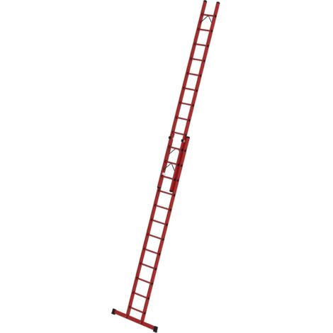 Günzburger Steigtechnik Echelle coulissante à échelons 2 pièces en PRV sans traverse 2 x 12nombre de barreaux - 036112