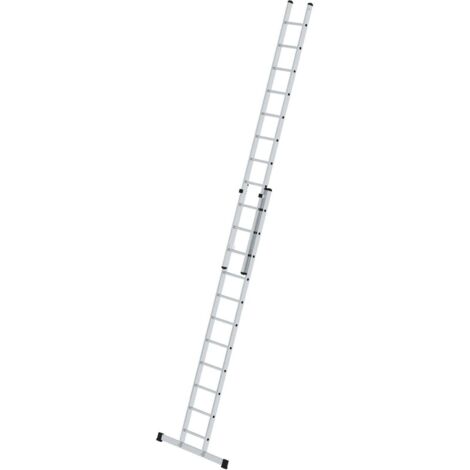 Günzburger Steigtechnik Echelle coulissante à échelons en 2 parties avec traverse standard 2 x 11 échelons - 011611