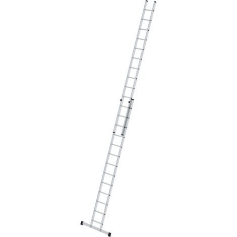Günzburger Steigtechnik Echelle coulissante à échelons en 2 parties avec traverse standard 2 x 13 échelons - 011613