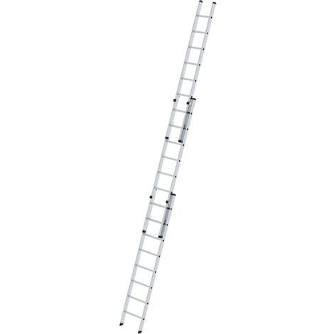 Günzburger Steigtechnik Echelle coulissante à échelons en 3 parties sans traverse 3 x 8 échelons - 020308