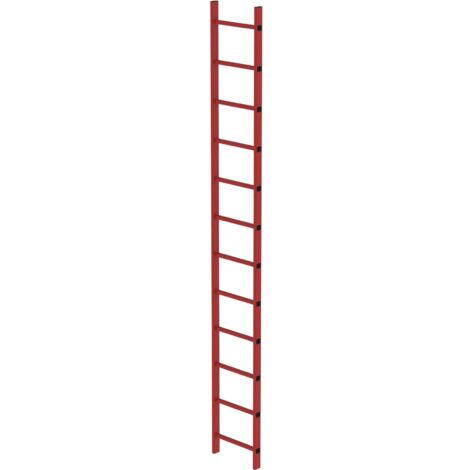 Günzburger Steigtechnik Echelle de cuvette GFK 400 mm de largeur intérieure 12 échelons - 064112