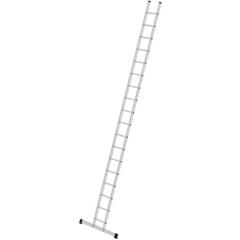 Günzburger Steigtechnik Echelle simple à échelons de 0,35 m de large avec traverse standard 18nombre de barreaux - 011418