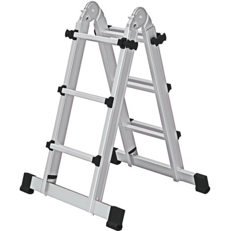 Günzburger Steigtechnik Echelle télescopique 4nombre de barreaux avec traverse 4 x 3 barreaux - 032121