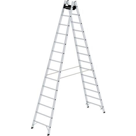 Günzburger Steigtechnik Escabeau à barreaux 2 x 14 échelons - 033028