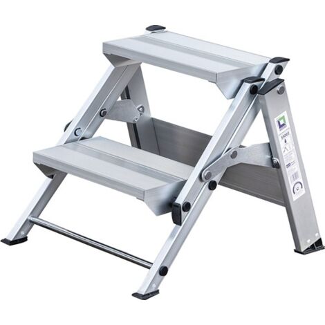 Günzburger Steigtechnik Klapptreppe 2 Stufen - 055002