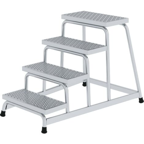 Günzburger Steigtechnik Plate-forme de travail fixe R13 4 marches - 051033