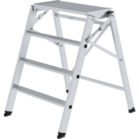 Günzburger Steigtechnik Plate-forme pliante accessible d'un côté 3 marches + plate-forme - 050007