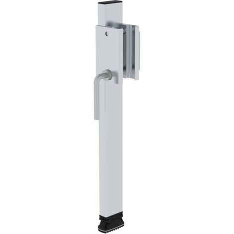 Günzburger Steigtechnik Rallonge de lisse pour longerons en tube rectangulaire avec hauteur de lisse 58 mm - 019914