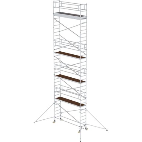 Günzburger Steigtechnik Rollgerüst 0,75 x 3 m mit Ausleger Plattformhöhe 9,35 m - 156946