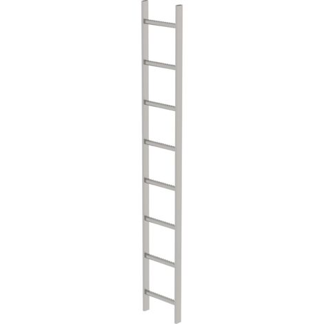 Günzburger Steigtechnik Schachtleiter Edelstahl V4A 300 mm lichte Weite 8 Sprossen - 062008
