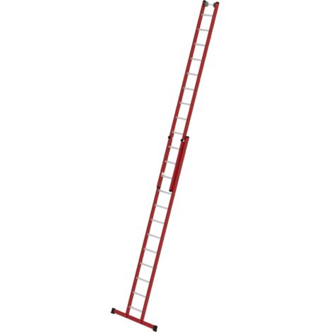 Günzburger Steigtechnik Sprossen-Schiebeleiter 2tlg. GFK/Alu mit Standard-Traverse 2 x 12 Sprossen - 035512