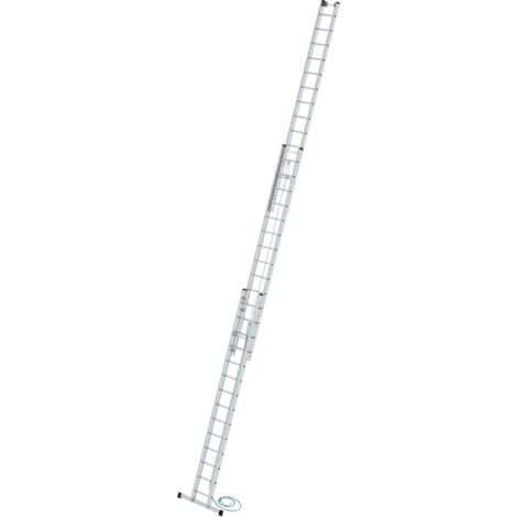 Günzburger Steigtechnik Sprossen-Seilzugleiter 3tlg. mit Standard-Traverse 3 x 14 Sprossen - 021614