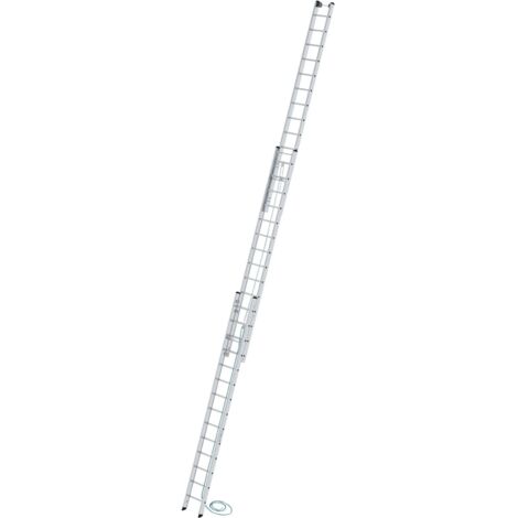 Günzburger Steigtechnik Sprossen-Seilzugleiter 3tlg. ohne Traverse 3 x 16 Sprossen - 022316