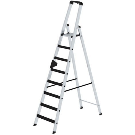 Günzburger Steigtechnik Stufen-Stehleiter einseitig begehbar mit clip-step 8 Stufen - 041508