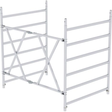 Günzburger Steigtechnik Unité de cadre pliable Largeur d'échafaudage 1,35 m Longueur d'échafaudage 1,8 m - 027972