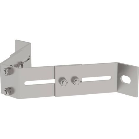 Günzburger Steigtechnik Wandhalter verstellbar Edelstahl 115 - 173 mm für Einholmleiter - 077558