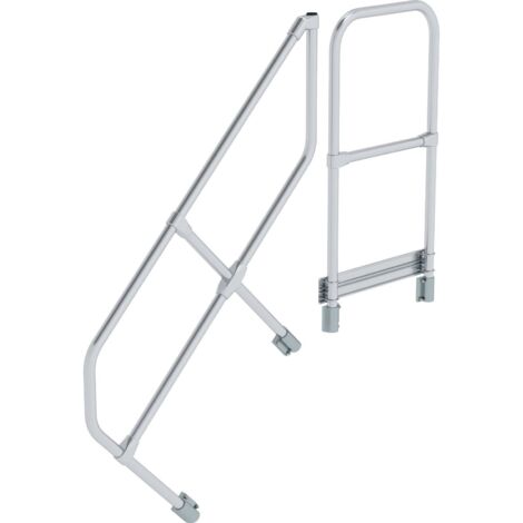 Günzburger Steigtechnik zweiter Handlauf für Treppe mit Plattform 45° mit 4 Stufen - 600504