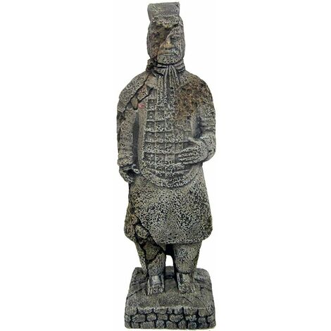 Guerrier chinois 35x18,5x27 cm décoration pour aquariums