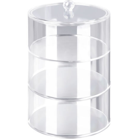 Gürtelorganizer aus transparentem Acryl – 3-stufiger, stapelbarer Organizer mit Magnet und Staubschutz – Aufbewahrungsaccessoire für Gürtel, Schmuck und Sammlerstücke (22 x 14 cm / 8,7 x 5,5 Zoll)