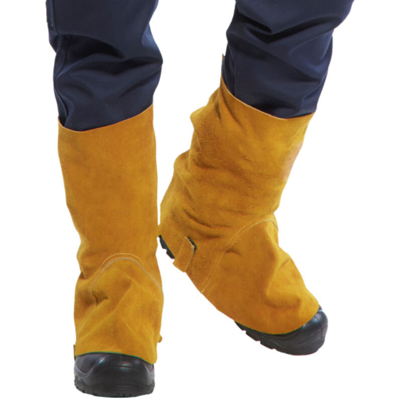Guêtres cuir de protection du soudeur PORTWEST