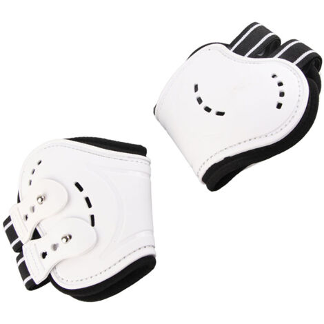 Guêtres pour boulets de cheval, résistantes aux chocs, respirantes, pour équipement de protection, blanc, L