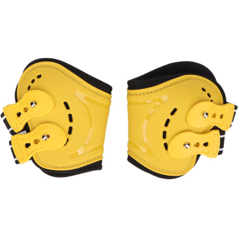 Guêtres pour boulets de cheval, respirantes, antidérapantes, légères, pour équipement de protection, jaune, L