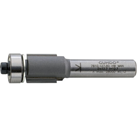 GUHDO HW-Bündigfräser Z2 S8 D12,7 l25,4