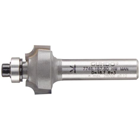 Guhdo HW-Viertelstabfräser Z2 S8 D31,7 R9,5