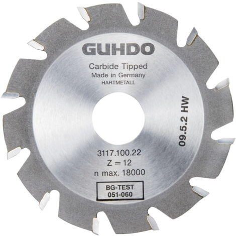 GUHDO LAMELLEN-Nutfraeser HW 100X4,0X22 mm Z6
