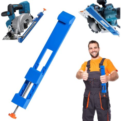 Guía Ajustable Para Cortadoras Y Fresadoras ¡Precisión Total En Carpintería! Base Bloqueable De 145 A 208 Mm