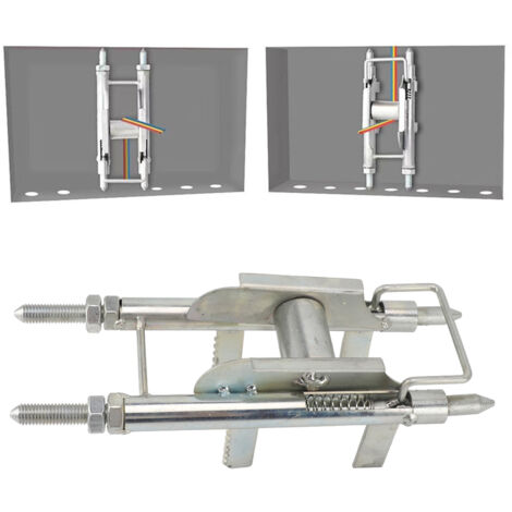 Guía de cables, herramienta de distribución y cajas metálicas, acero inoxidable, flexible, antideslizante, eficiente, estable, longitud 58–78 mm/195–245 mm
