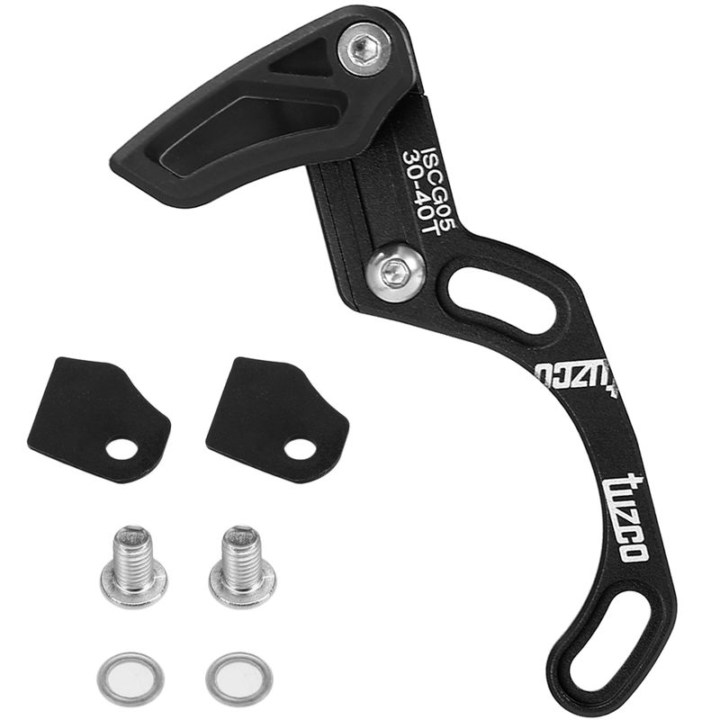 

Guia de cadena de bicicleta de aleacion de aluminio MTB Cycling Chain Guard, Negro,ISCG 05