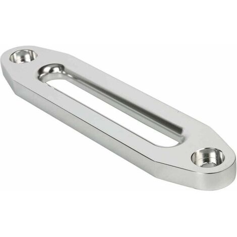 Guía de repuesto para cabrestante de aluminio pulido de guía universal, compatible con cable con capacidad de 12 000 libras