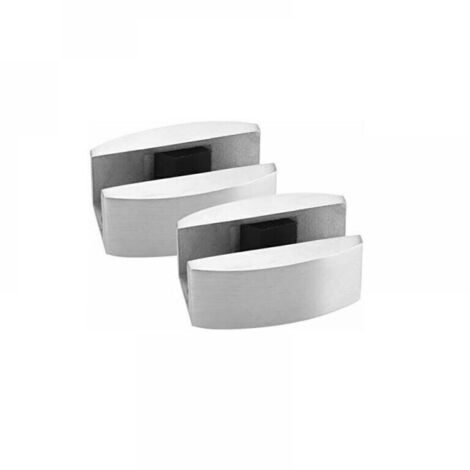 Guía de suelo para puertas corredizas de vidrio, sistema de puertas corredizas, rodillos, accesorios para puertas corredizas de vidrio sin marco, acero inoxidable 304