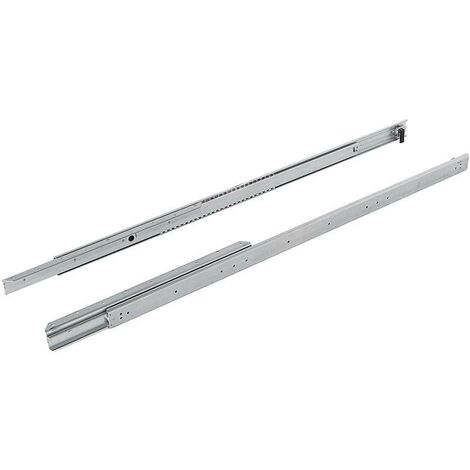 guia mesa extensible frontslide h47 1000 unidi d/i con freno 1 tablero de 600mm carga 90kg.