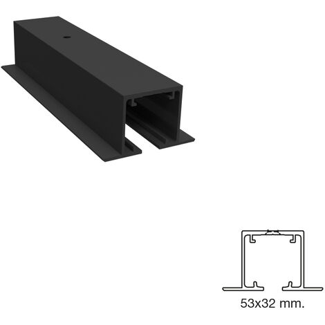 Kit herrajes para puertas correderas Space+ - 2 puertas max. 23mm