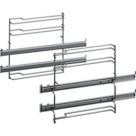 Guías telescópicas 2 niveles (41 x 30,5 x 8,5 cm) para horno BOSCH 17001568