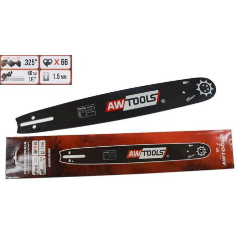 GUIDA AWTOOLS 40 cm/66/325""/1,5 PER CS580/CS620 / LINEA NERA