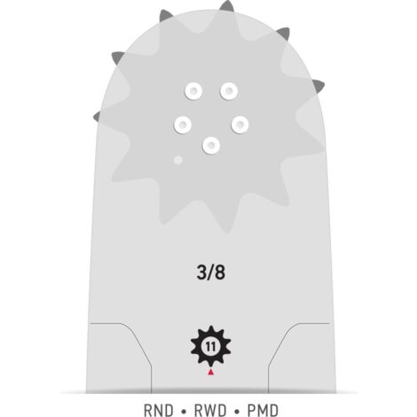 Guida catena motosega 363RNFD009 Guida: 91 cm Passo: .404" Scartamento: 1,6 Maglie: 104 PowerCut