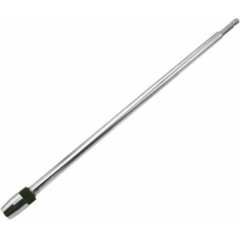 Guida di estensione in acciaio al carbonio da 300 mm Supporto per punte da trapano per cacciavite magnetico da 6,35 mm Supporto per punte da trapano per cacciavite a sgancio rapido con gambo esagonale