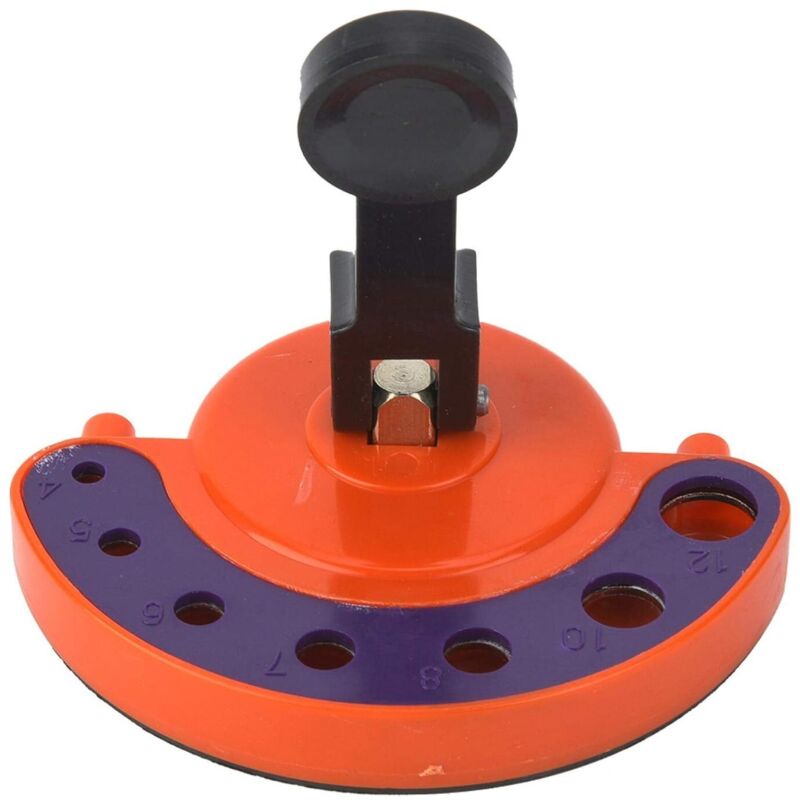 Guida di foratura diamantata per vetro e piastrelle, dima di foratura regolabile con base a ventosa e sistema di fissaggio per carotaggio.