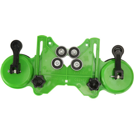 Guida di foratura regolabile 4-83 mm per sega a tazza - in ABS/acciaio inossidabile, per piastrelle, marmo, pareti