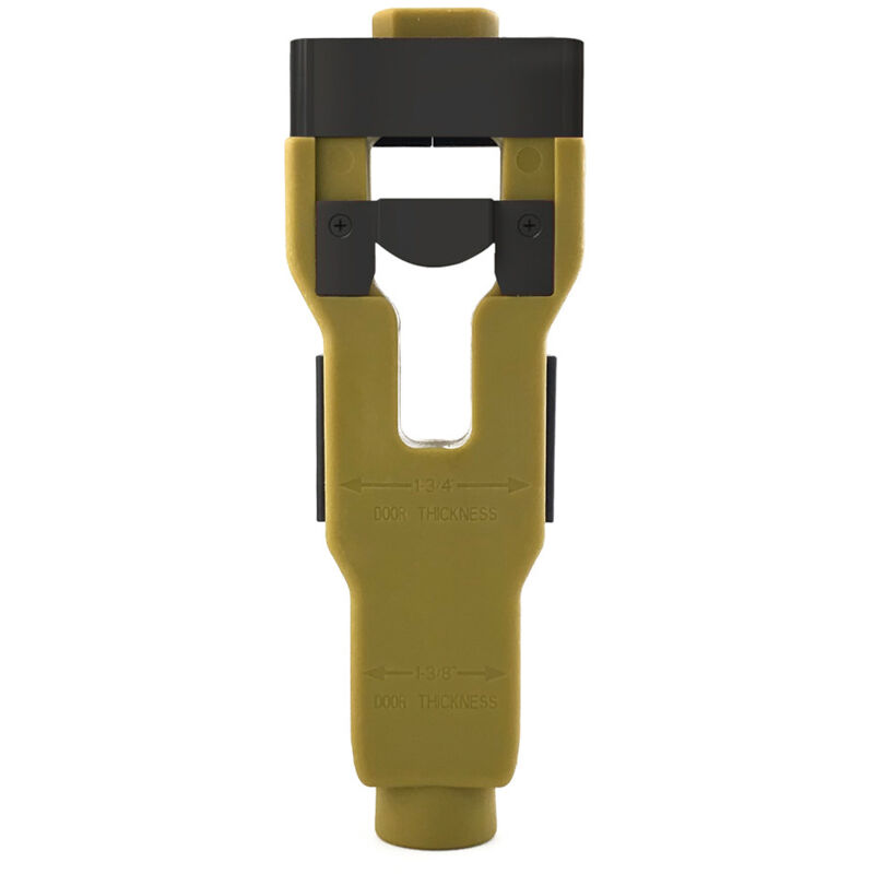 Guida di taglio per chiavistelli per porte in ABS ad alta resistenza, che garantisce un allineamento preciso con porte da 1-3/4