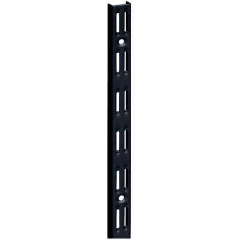 Guida doppia Masidef cremagliera 100 cm colore nero
